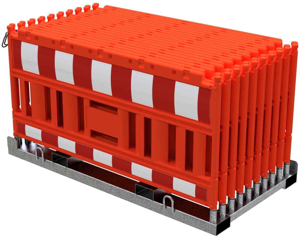 SET | with 20 panel fence | on storage and transport crossbar | without ...