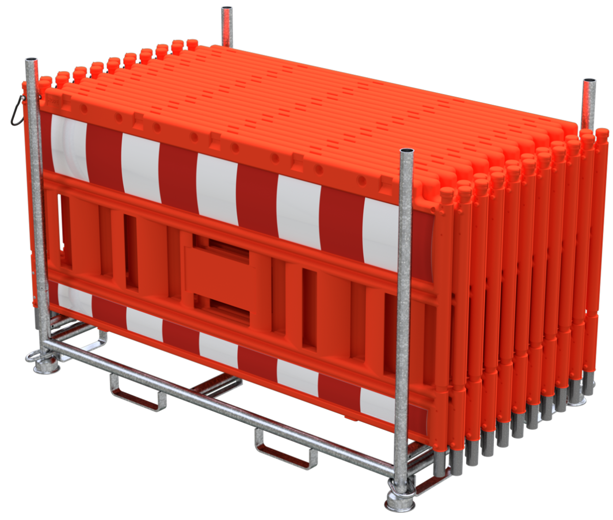 SET | with 20 panel fence | on stacking pallet | without lamp adapter ...