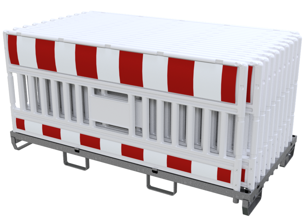 SET | with 20 panel fence | on storage and transport crossbar | without ...