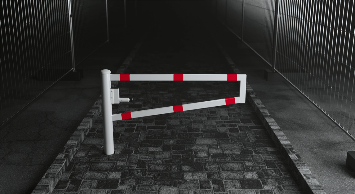 Swiveling gates | for casting in concrete, hot-dip galvanized and white ...