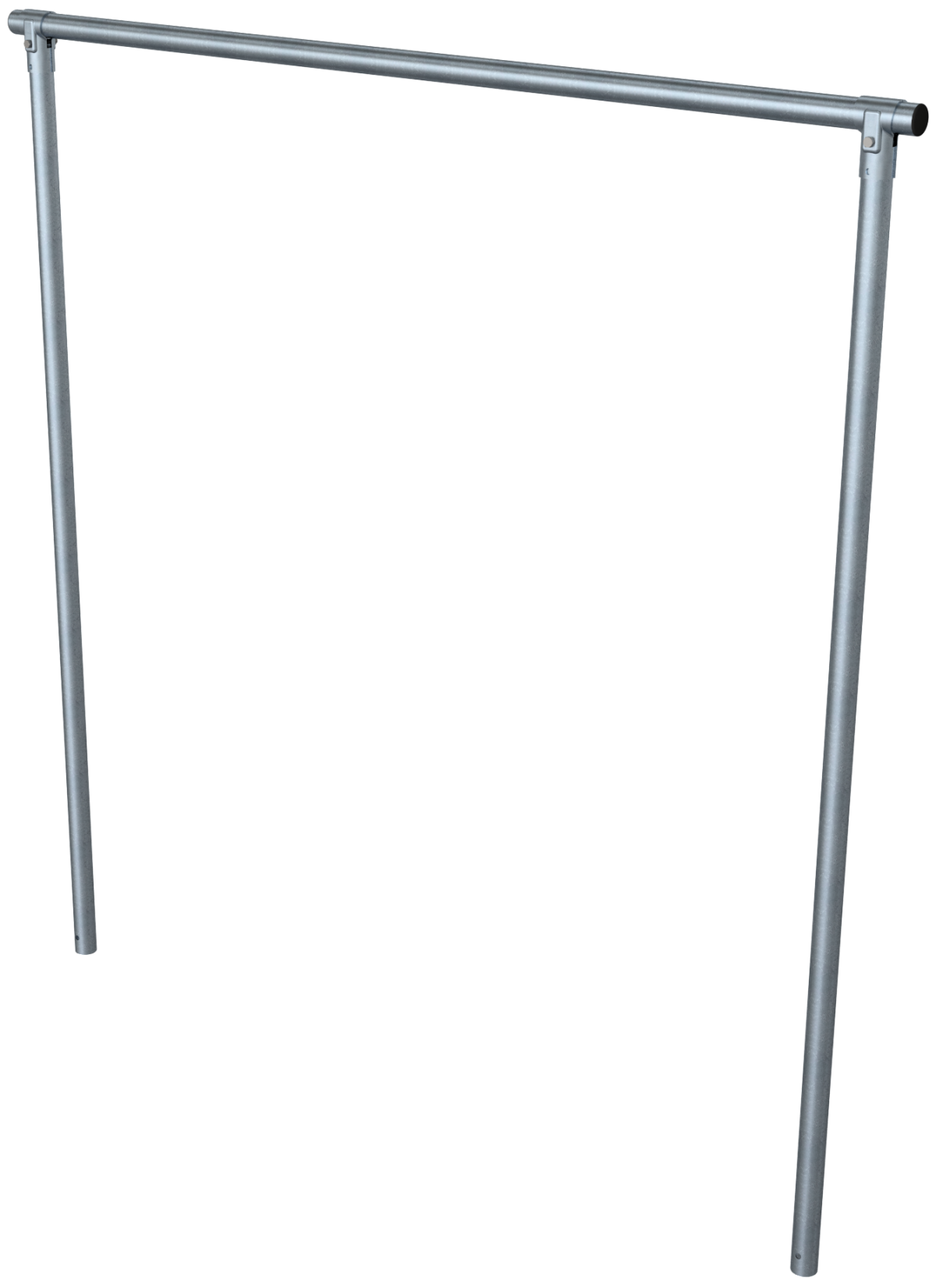 Carpet beater frame | Cross tube 2500 mm | steel tube Ø 60 mm ...