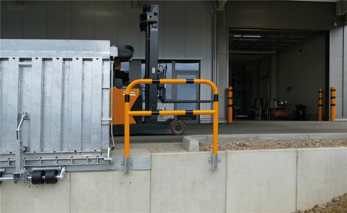 Protective bar made of steel tubing | 60 x 2.5 mm | with crossbar | for ...