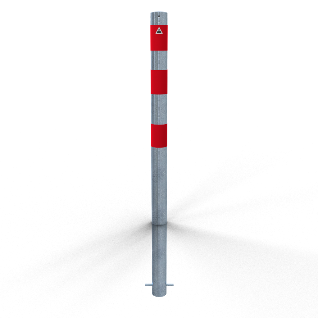 Barrier posts | as e-charging post protection | Ø 76 mm | hot-dip ...