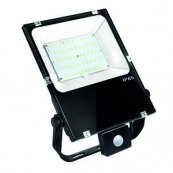 Projektr - 50W LED m/sensor - 230V/4000K- IP65 - SLIMLINE