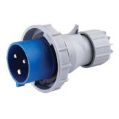 CEE Stikprop - HTCN - 3P/16A/230V 6h IP67 - Bl�