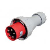 CEE Stikprop - HTCN - 5P/63A/400V 6h IP67 - Rd