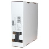 Krympeflex ske - LINK 3,0/1,0 mm - m. lim - sort - 5 mtr