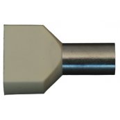 Terminalrr dobbelte - TE - 2 x 16,0 mm - Elfenben - 50 stk