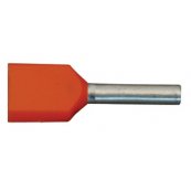 Terminalr�r dobbelte - WE - 2 x 0,50 mm� - Orange - 500 stk