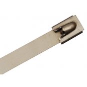 Rustfri St�lbindere - 4,6 x 125 mm -  100 stk