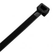 Kabelbindere - 4,8 x 200 mm - Sorte - 100 stk