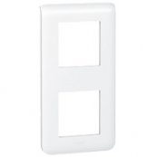 Legrand Ramme  F/MOSAIC 2x2M Lodret. Hvid