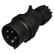 CEE Stikprop - HTCN - 5P/16A/400V 6h IP44 - Sort