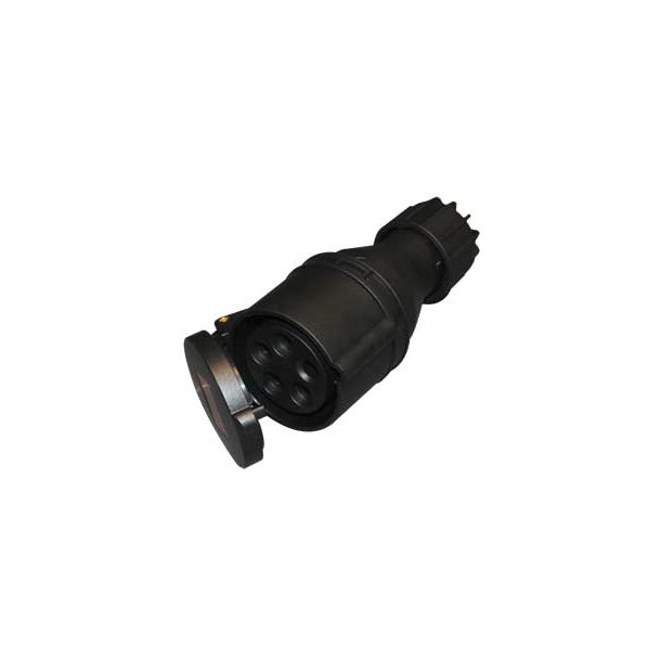 CEE Mellemled - HTCN - 5P/16A/400V 6h IP44 - Sort