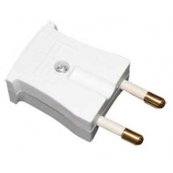 Stikprop - flad model - hvid