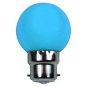 Lyskilde B22 1W LED for LED lyskde - farve BL