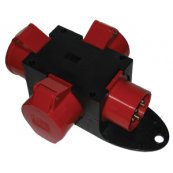 Kompaktforgrener - Type A indg: 5P/16A/400V udg: 3 x 5P/16A