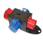 Kompaktforgrener - Type C indg: 5P/16A/400V udg: 1 x 5P/16A