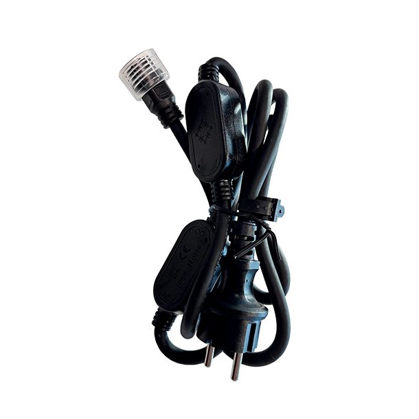 LED Strips 230V 1,5m Str�mforsyning med Skruekobling